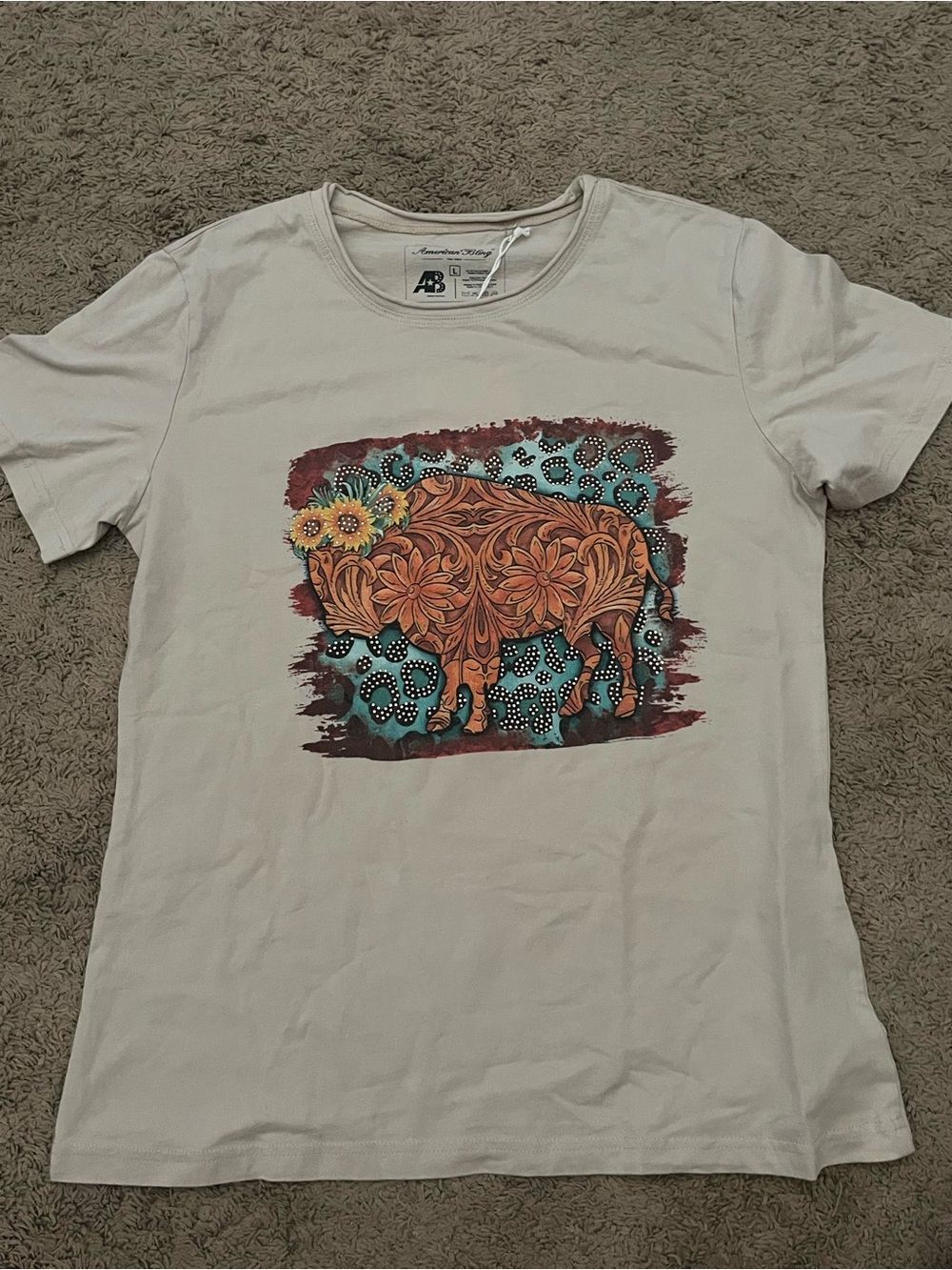 Western Graphic Buffalo Tee